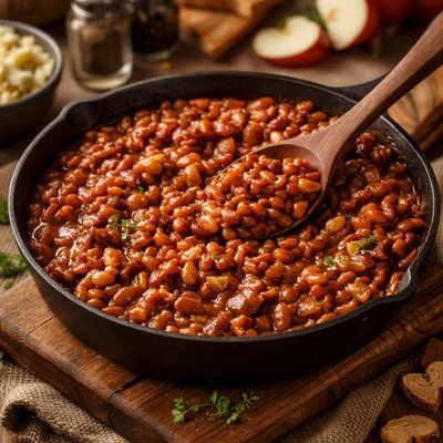 Image of Apple Smoked Baked Beans