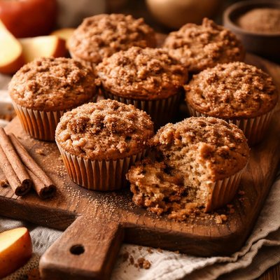 Image of Apple Spice Applesauce Muffins