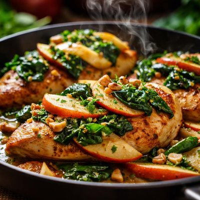 Image of Apple Spinach Chicken
