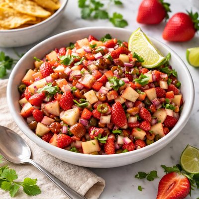 Image of Apple Strawberry Salsa