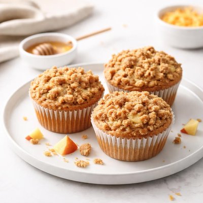 Image of Apple Streusel Cheddar Muffins