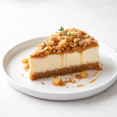 Image of Apple Streusel Cheesecake