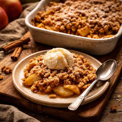 Image of Apple Streusel Cobbler