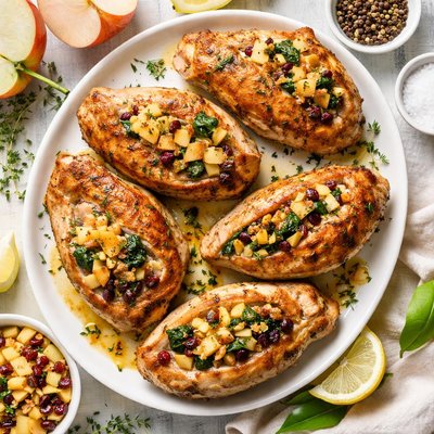 Image of Apple Stuffed Pork Chops