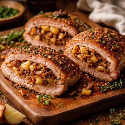 Image of Apple Stuffed Pork Loin Chops