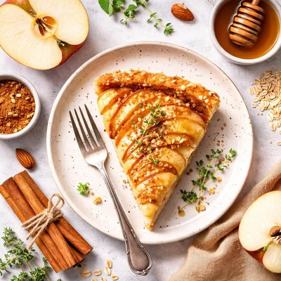 Image of Whole30 Apple Tart Slice