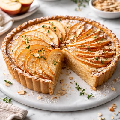 Image of Apple Tart with Frangipane Almond Filling