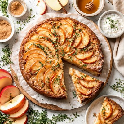 Image of Apple Thyme Cake