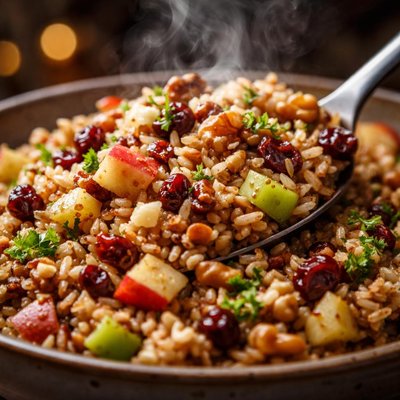 Image of Apple Walnut Rice Stuffing Vegan