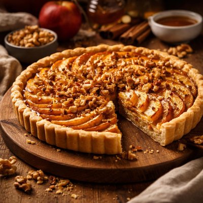 Image of Apple Walnut Tart