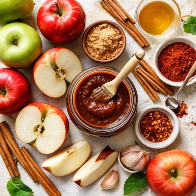 Image of Apples and Cinnamon Barbecue Sauce