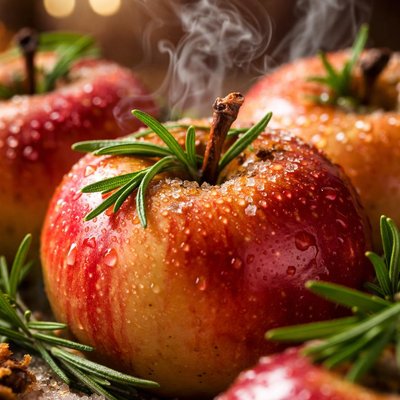 Image of Apples with Rosemary