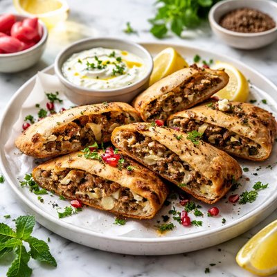 Image of Keto Arayes Lamb and Cheese