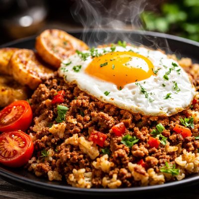 Image of Vegetarian Arroz Cubana