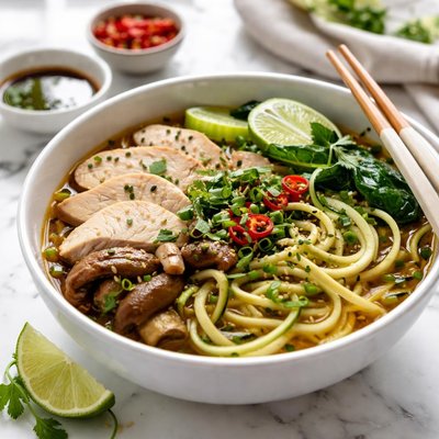 Image of Whole30 Asian Noodle Soup