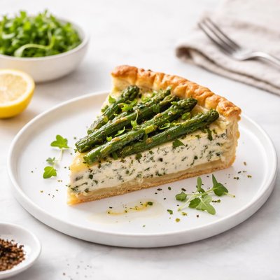 Image of Vegan Asparagus Pie