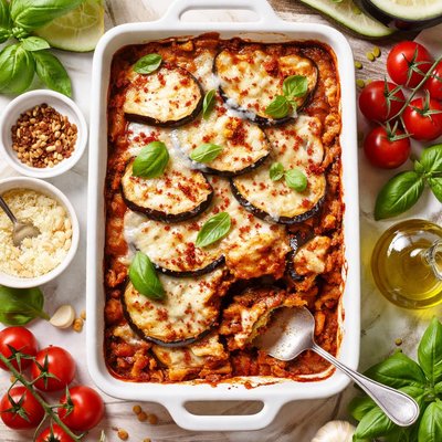 Image of Vegan Aubergine Lasagna