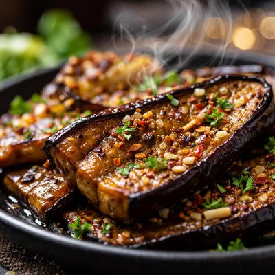 Image of Vegan Aubergine Rotie