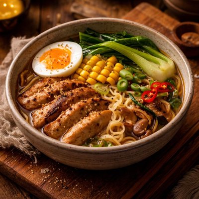 Image of Vegan Authentic Ramen Noodle Soup