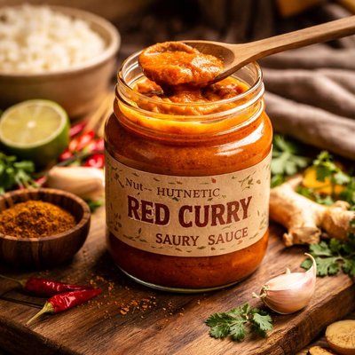 Image of Vegan Authentic Red Curry Sauce
