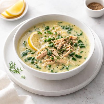 Image of Vegetarian Avgolemono Soup