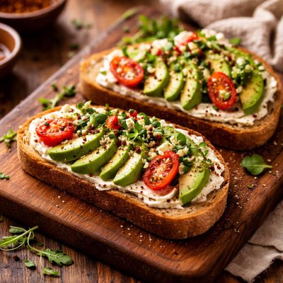 Image of Whole30 Avocado and Cheese Toast