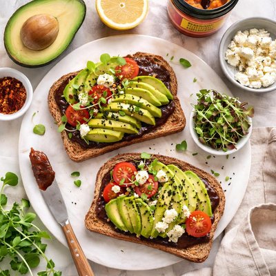 Image of Avocado and Vegemite on Toast