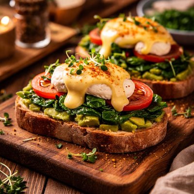 Image of Whole30 Avocado Benedict