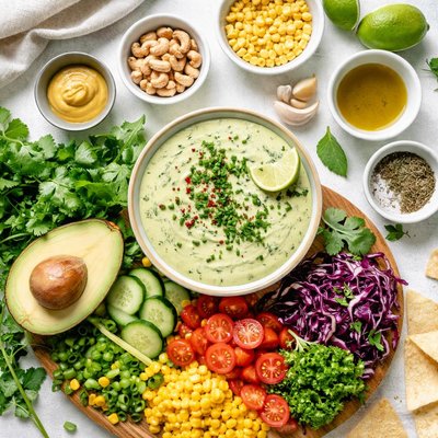 Image of Aderezo de Aguacate, Lima y Crema Baja en Carbohidratos