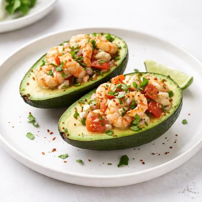 Image of Avocado Stuffed with Shrimp