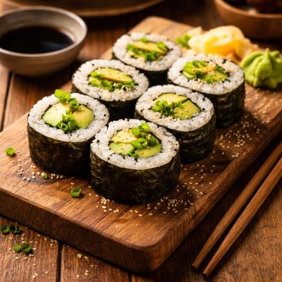Image of Whole30 Avocado Sushi Rolls