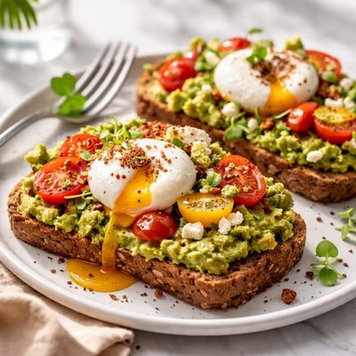 Image of Whole30 Avocado Toast with Tomato