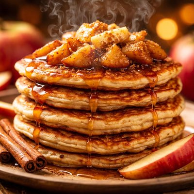 Image of Awesome Apple and Cinnamon Pancakes