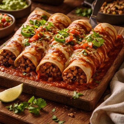 Image of Awesome Beef Enchiladas