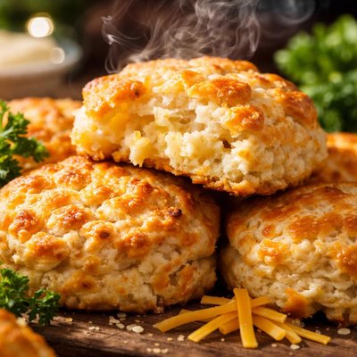 Image of Awesome Cheddar Cheese Tea Biscuits