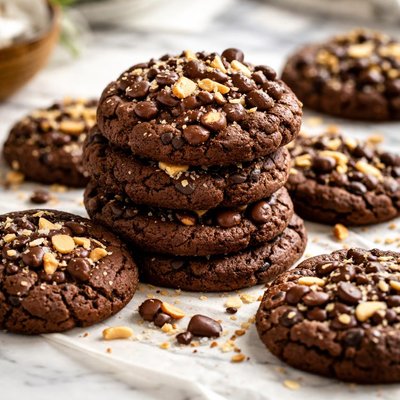 Image of Awesome Chocolate Peanut Blowout Cookies