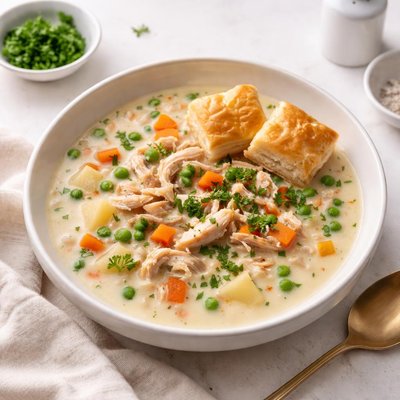 Image of Awesome Crock Pot Chicken Pot Pie Soup