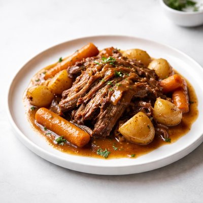 Image of Awesome Crockpot Roast with Gravy