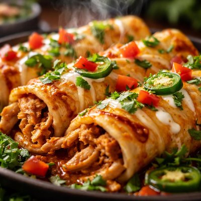 Awesome Easy Cheese and Chicken Enchiladas Recipe