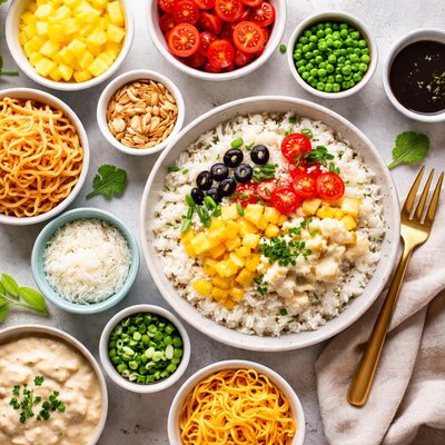 Image of Awesome Hawaiian Haystacks