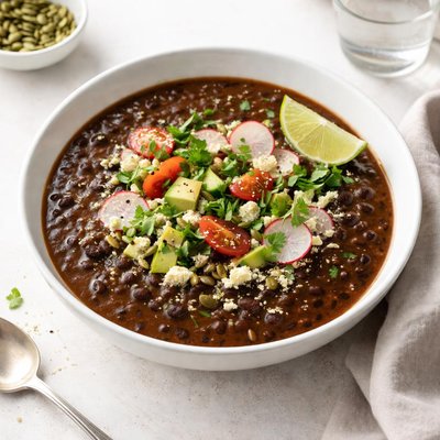Image of Awesome Healthy Black Bean Soup