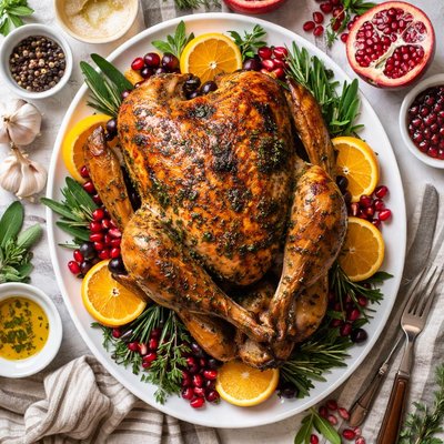 Image of Awesome High Heat Holiday Turkey