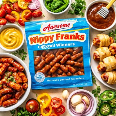 Image of Awesome Nippy Franks Cocktail Wieners