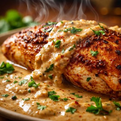 Image of Awesome Paprika Chicken with Creamy Gravy