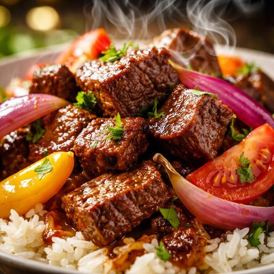 Image of Awesome Peruvian Beef Entree