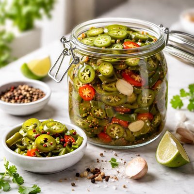 Image of Awesome Pickled Jalapeno Peppers
