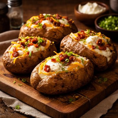 Image of Awesome Simple Baked Potatoes