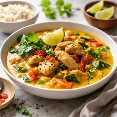 Image of Awesome Thai Chicken Coconut Curry