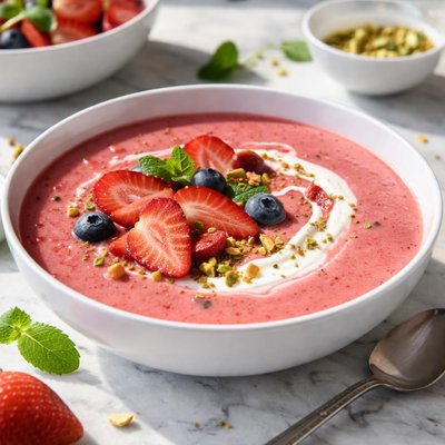 Image of B B Cold Strawberry Soup