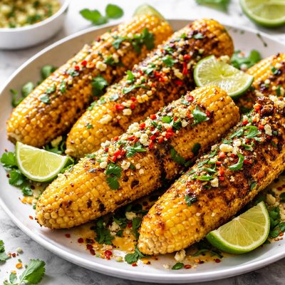 Image of B B Q D Corn with Chilli Lime Butter